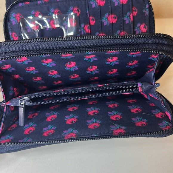 Vera Bradley Navy Cosmetic Bag - Picture 4 of 5